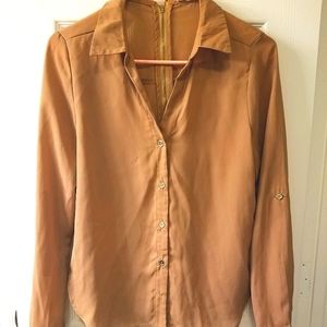 Beautiful Light Brown Blouse
